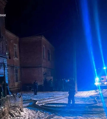На Днепропетровщине в многоквартирном доме заживо сгорел мужчина