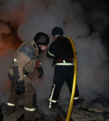 У Харкові внаслідок падіння уламків ворожого дрона постраждали три жінки