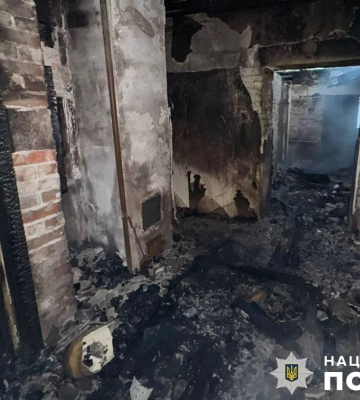 На Полтаващині внаслідок пожежі загинули двоє літніх людей - поліція розпочала розслідування