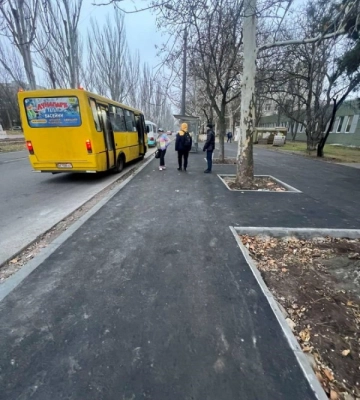 В Одесі ремонтують тротуари і облаштовують пандуси