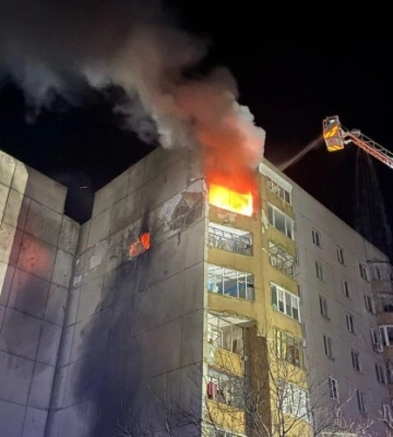 В Кировоградской области дрон попал в многоэтажку, есть раненые