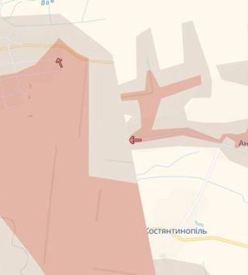 Ворог просунувся біля Улаклів, Бурлацького та Андріївки, - DeepState. КАРТА