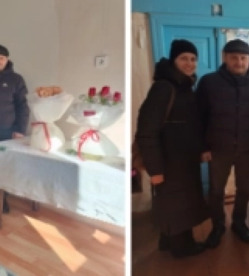 У селі на Волині учні відвідали людей старшого віку