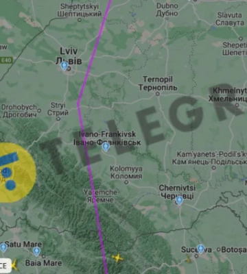 Загадковий рейс: пасажирський літак з Москви помітили над Волинню