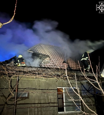 На Одещині спалахнув житловий будинок