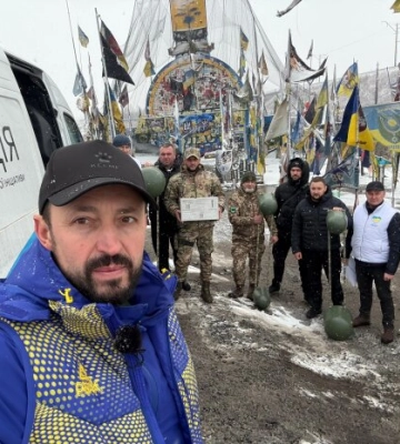 Віта Присяжнюк, Євген Хмара, БФ молодіжної ініціативи &quot;Надія&quot; здійснили 205-ту поїздку на фронт