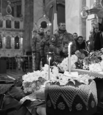 У Луцьку попрощалися із двома воїнами – Олександром Лакеєм та Богданом Барасьом 
