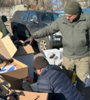 Волинь передала допомогу захисникам із 100 ОМБр