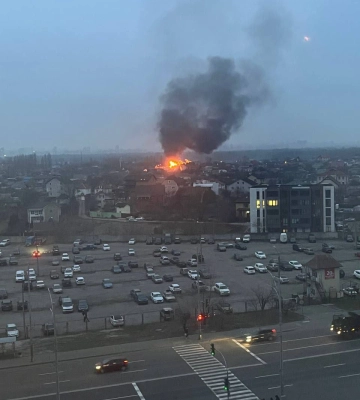 У Києві горів Свято-Михайлівський Видубицький чоловічий монастир