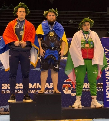 Спортсмен Володимир Щербань став першим і єдиним чемпіоном Європи ММА з Полтавщини