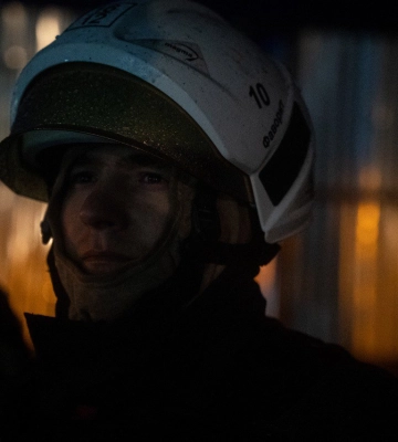 На Полтавщині рятувальники загасили пожежу після ворожого удару