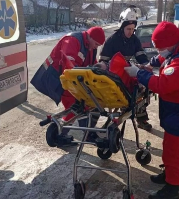 На пожежі у Гайвороні врятували чоловіка