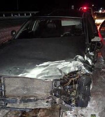 На Полтавщині зіткнулися дві автівки — постраждав пасажир легковика