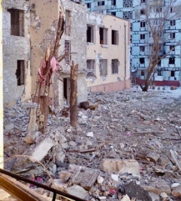 У Запорізькій області війська РФ зруйнували приміщення амбулаторії