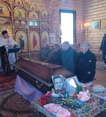 Із загиблим військовим попрощалися у Долинській 