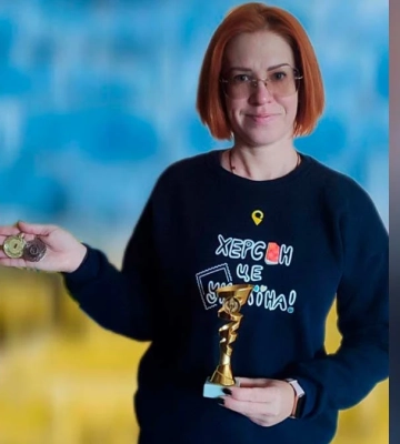 Вчителька фізичної культури з Херсона вийшла у фінал Всеукраїнського конкурсу