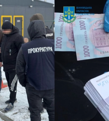 На Вінниччині на хабарі у 101 тисячу гривень викрито депутата однієї із міських рад