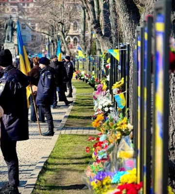 На Алеї пам`яті полеглих героїв в Одесі з’явилися нові імена
