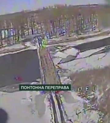 Прикордонники уразили понтонну переправу й знищили гармату Д-20 окупантів на Сумському напрямку. ВIДЕО