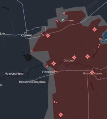 Де на карті розташована Успенівка, звідки ЗСУ витіснили росіян