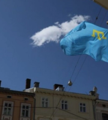 День спротиву окупації Криму. У Львові кримський татарин, який захищає Україну, підніме прапор