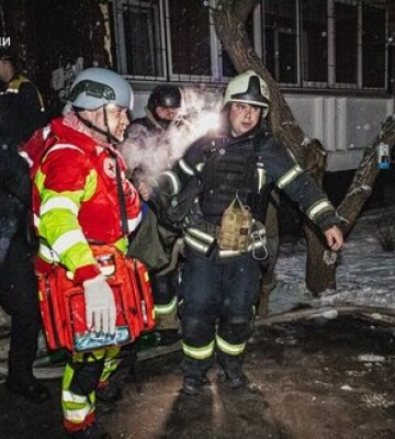 Наслідки дронової атаки РФ на Харків: є постраждалі, пошкоджено багатоповерхівку. ФОТОрепортаж