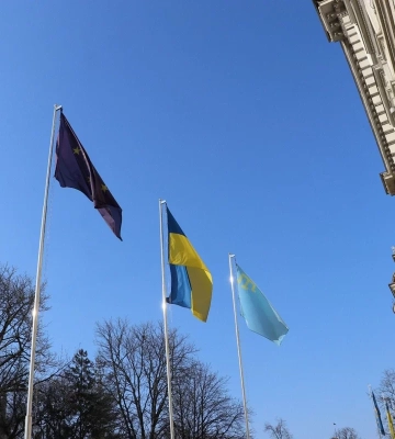 Сьогодні у центрі Львова підняли прапор кримськотатарського народу