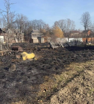 На Франківщині під час спалювання сухої трави загинув чоловік (ФОТО)
