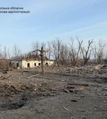 Упродовж доби окупанти завдали 593 удари по 14 населених пунктах Запорізької області.