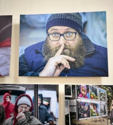 У Миколаєві відкрилась персональна фотовиставка Дмитра Скороходова «Очі війни» У Миколаєві відкрилась персональна фотовиставка Дмитра Скороходова «Очі війни»
