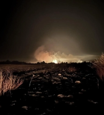 Рятувальники Волині 10 разів виїжджали на гасіння пожеж сухої трави та торфу