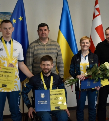 Волинські ветерани отримали нагороди та грошові сертифікати за участь у Invictus Games 2025