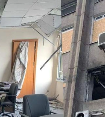 У кабінет міського голови Нікополя залетів російський дрон і вибухнув там