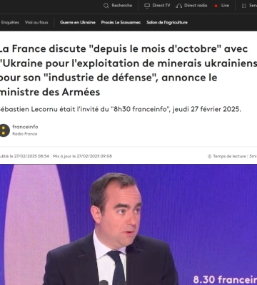 Франція обговорює з Україною розробку корисних копалин для своєї оборонної промисловості