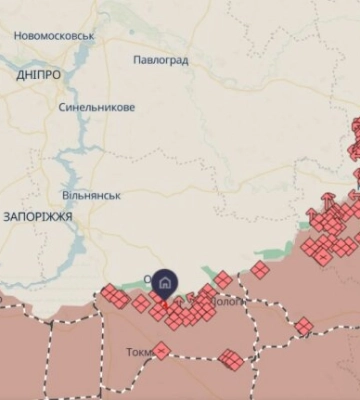 Упродовж доби окупанти завдали 593 удари по 14 населених пунктах Запорізької області.