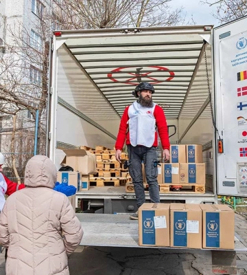 Представники Червоного Хреста на Херсонщині роздали понад 350 тисяч продуктових наборів