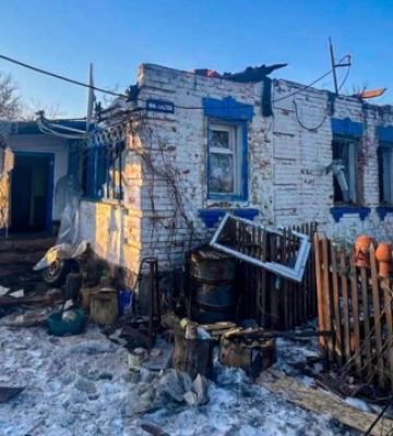 Пожар в частном доме – россияне атаковали дроном село на Харьковщине