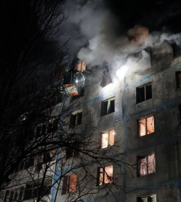 Армія РФ атакувала &quot;шахедами&quot; Запоріжжя, постраждала людина - ОВА. ВIДЕО