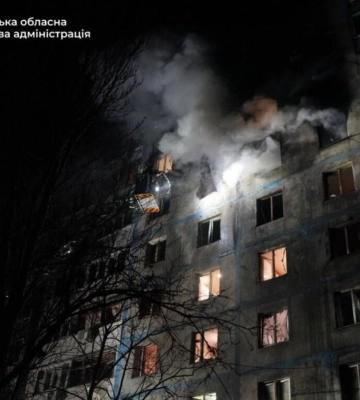 Армія РФ атакувала &quot;шахедами&quot; Запоріжжя, постраждала людина - ОВА. ВIДЕО