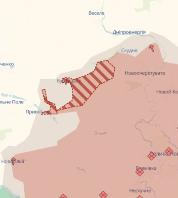 Ворог має просування біля Бурлацького, Привільного та у Курській області, - DeepState. КАРТА