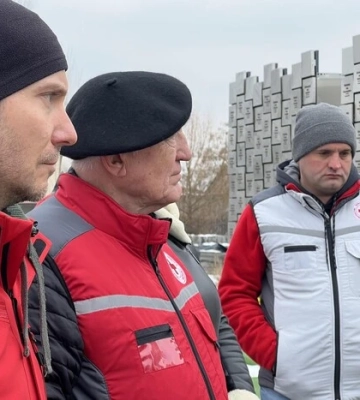 Делегація Червоного Хреста України та Франції відвідала Бучу