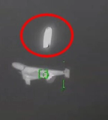 Зенитный боеприпас попадает во вражеский ударный БПЛА Shahed. ВИДЕО