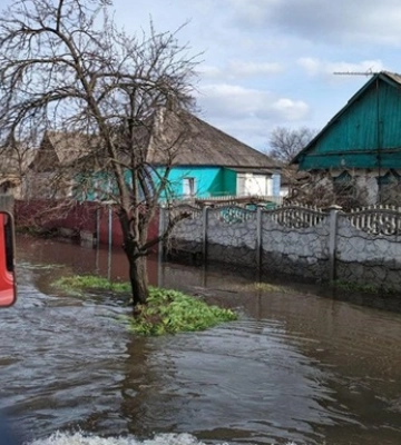 В Краматорске паводок: подтоплены три участка
