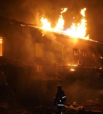 Харків під масованою атакою ворожих БпЛА, виникло кілька пожеж, поранено дитину – глава ОВА