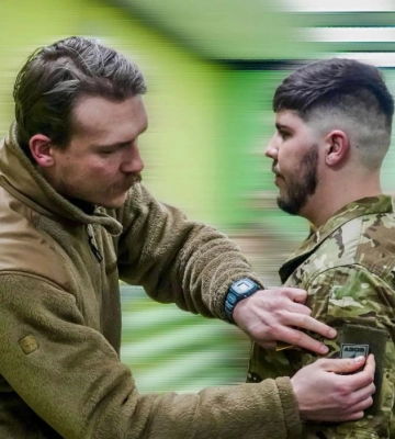 Журналіст Волинських Новин Олександр Зелінський отримав найвищу нагороду «Азову»
