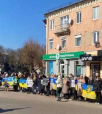 У Нововолинську відбулася акція на підтримку полонених і безвісти зниклих захисників