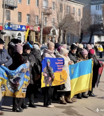 У Нововолинську відбулася акція на підтримку полонених і безвісти зниклих захисників