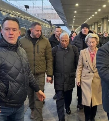 До Києва прибули президентка Єврокомісії та президент Євроради
