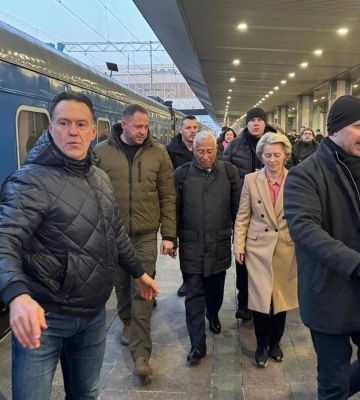 До Києва прибули президента ЄК Урсула фон дер Ляєн і голова Євроради Кошта