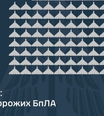 Россияне запустили по Украине 185 дронов: сколько удалось сбить